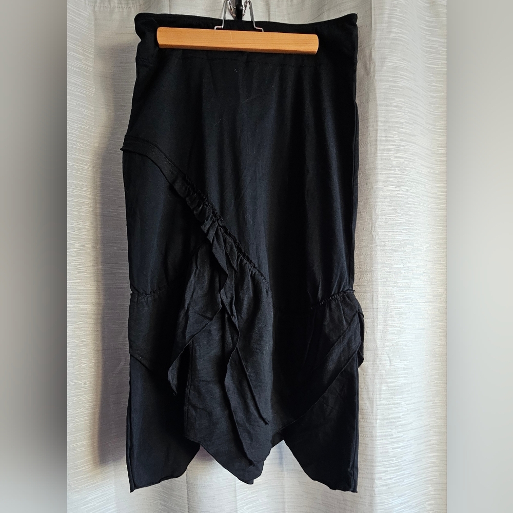 Chic Black Ruffled Skirt From Neon Buddha